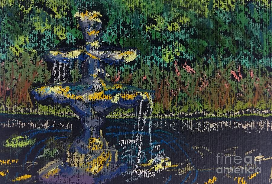 Fountain Painting by Constance Gehring