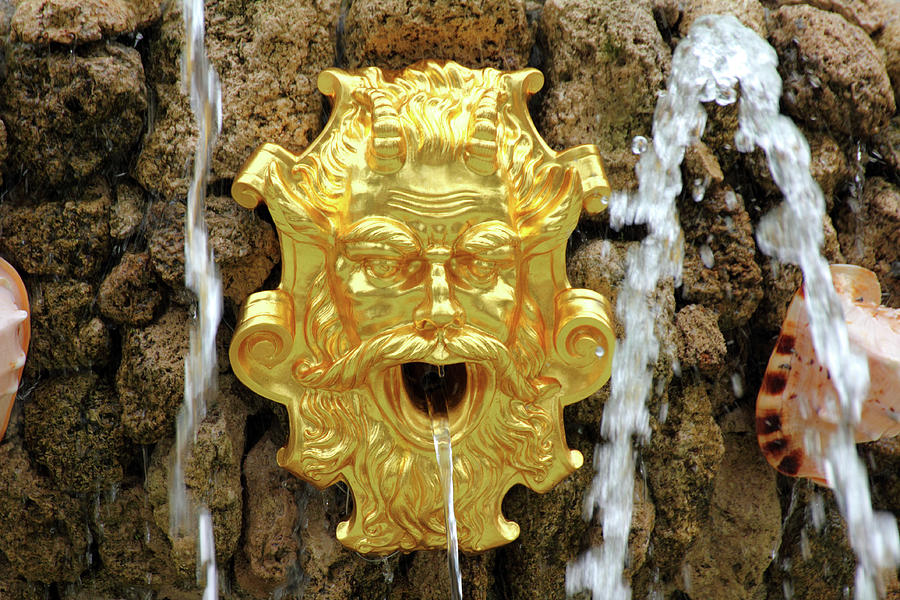 fountain detail in renovated Summer garden Photograph by Mikhail Kokhanchikov
