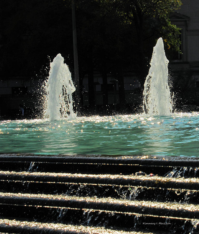Fountain Photograph by Kimmary I MacLean