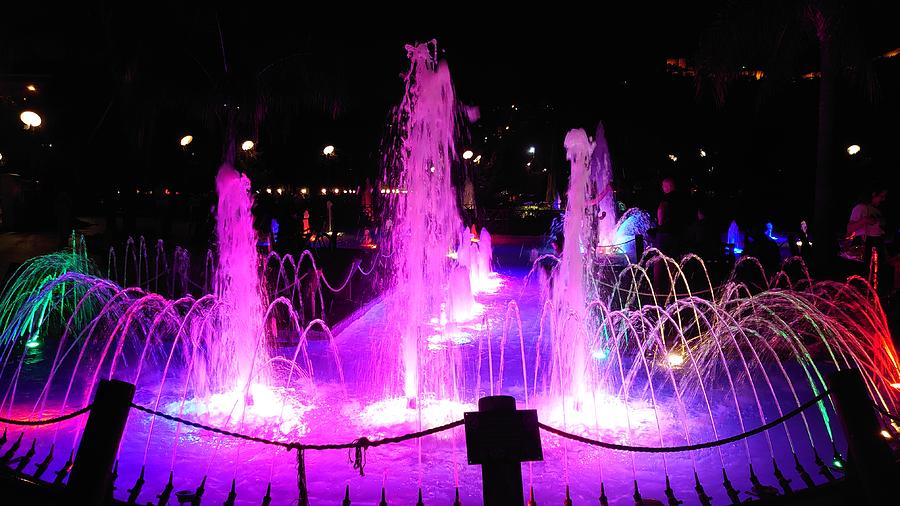 Fountain of light Photograph by Keith Jones - Fine Art America