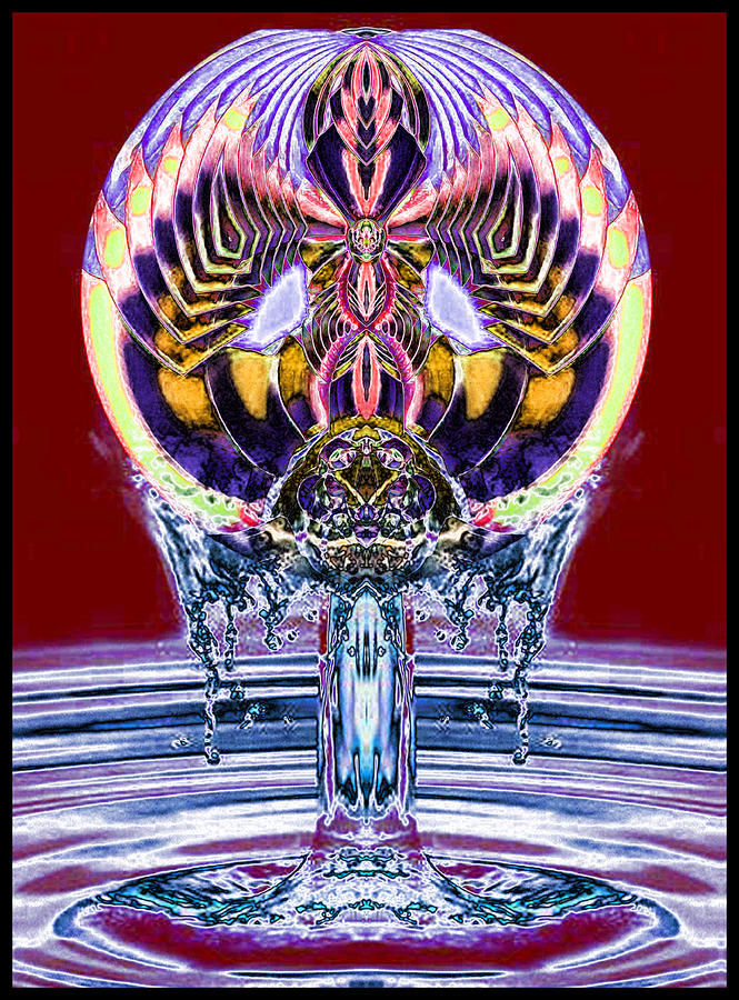 Fountain Of Light Digital Art by Steve Solomon