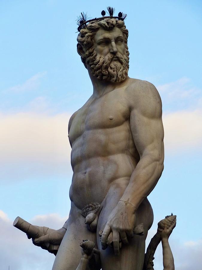 Florence Photograph - Fountain of Neptune by Tim Mattox