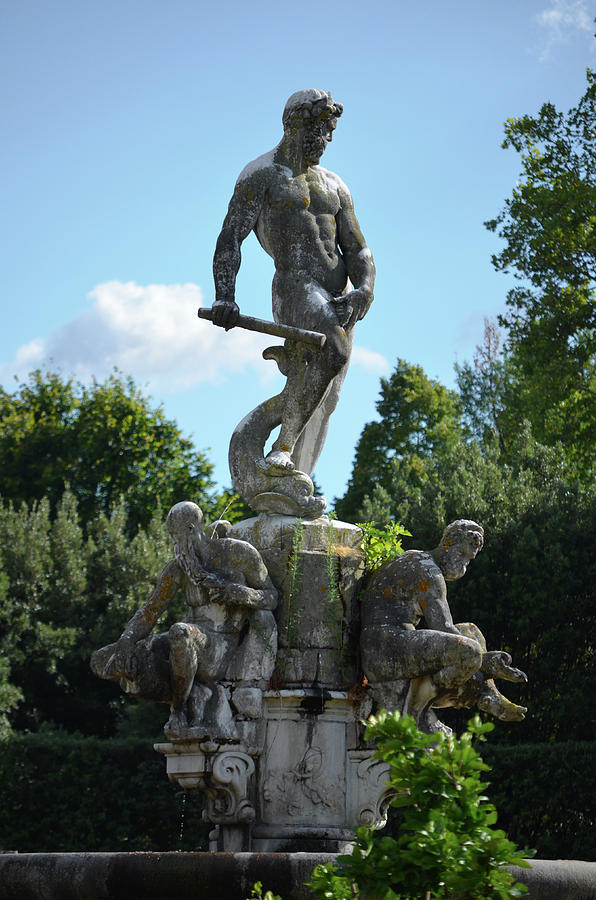 Fountain of the Ocean by Giambologna Boboli Gardens Florence Italy Photograph by Shawn OBrien