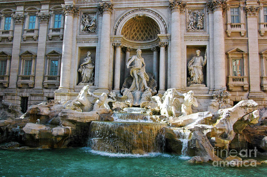 Fountain Trevi in Rome Photograph by Silva Wischeropp