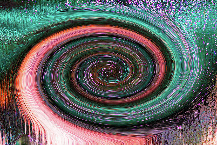 Abstract Photograph - Fountain Twirl by Randy Bayne Abstract Photograph - Fountain Twirl by Randy Bayne