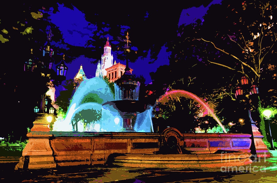 Fountain Warmer Digital Art by Julien Coallier - Fine Art America