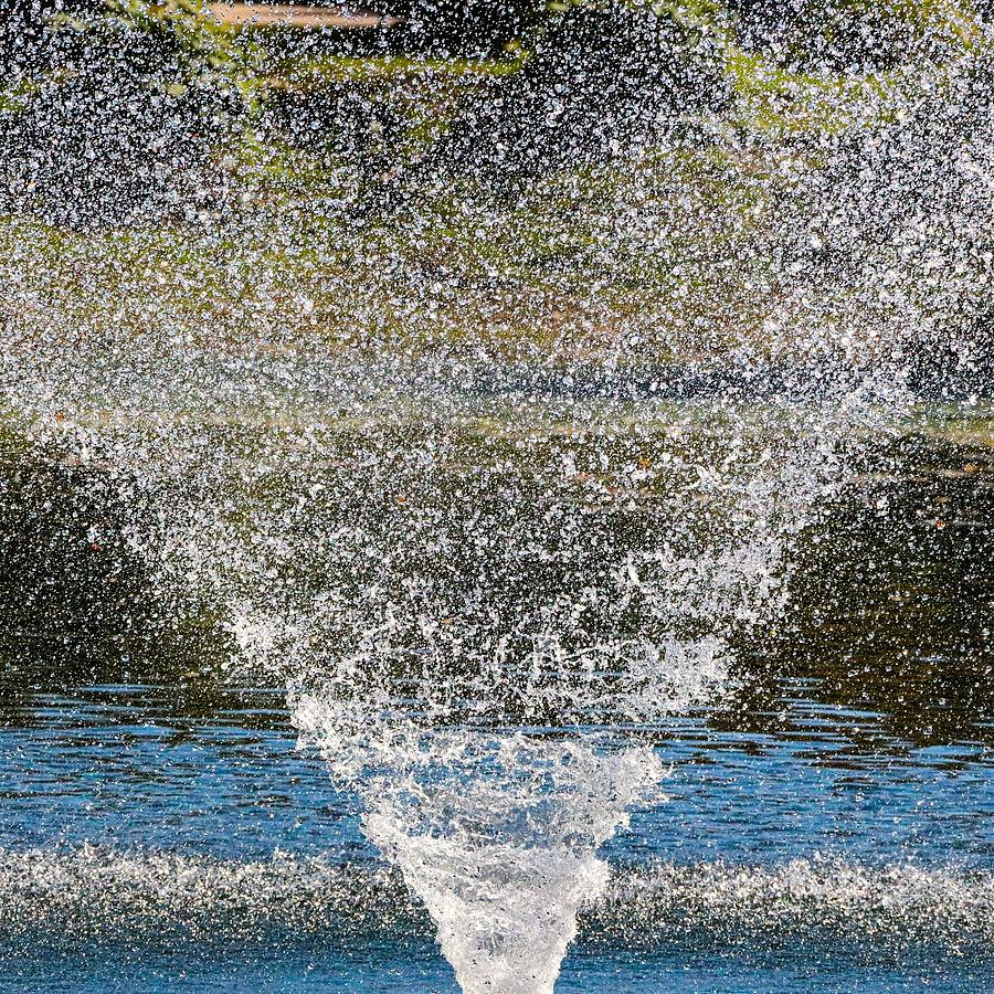 Fountain Photograph by John Linnemeyer