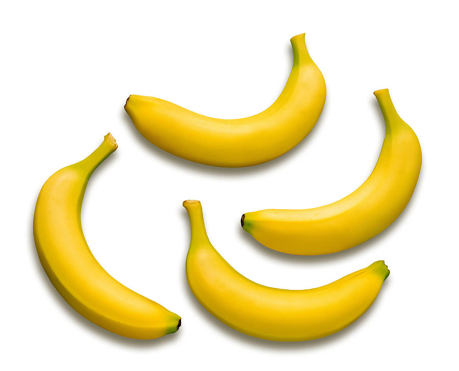 Four Bananas Photograph by Lew Robertson