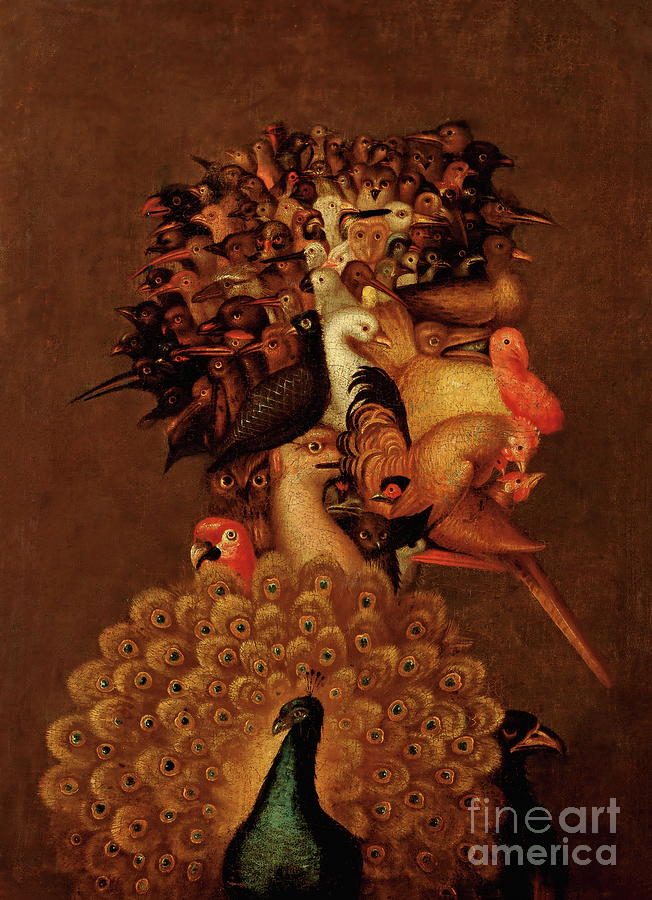 Four elements - Air Painting by Giuseppe Arcimboldo