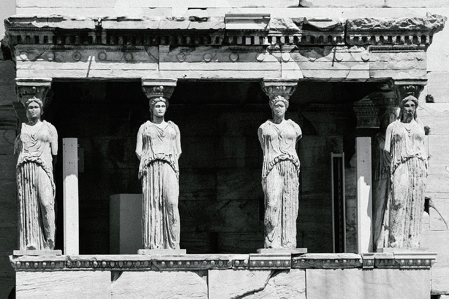 Four Grecian Muses Photograph