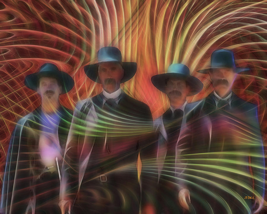 Four Horsemen Digital Art - Four Horsemen by John Robert Beck Four Horsemen Digital Art - Four Horsemen by John Robert Beck
