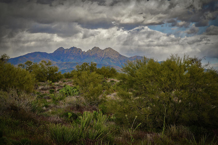 Four Peaks Clouds Photograph by Chance Kafka