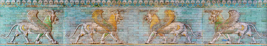 Four Persian Griffins Photograph by Weston Westmoreland