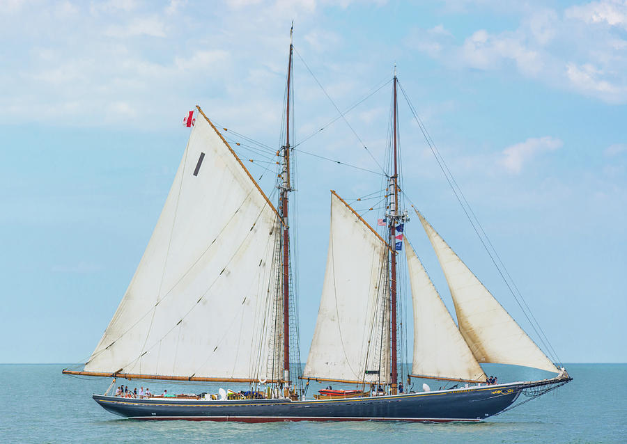 Four Sails Photograph by Stewart Helberg