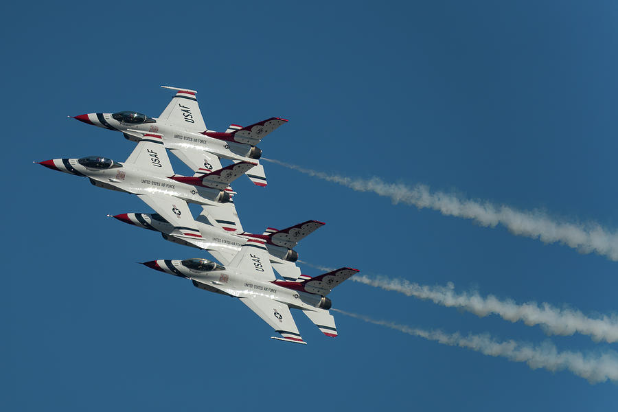 Four Thunderbirds Photograph by Frosted Birch Photography