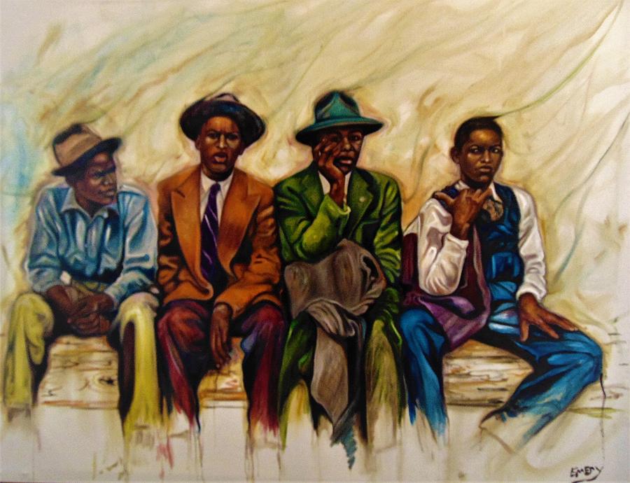Four Wiseman Painting by Emery Franklin