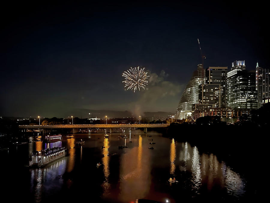 Fourth of July in Austin Texas Photograph by Judy Vincent