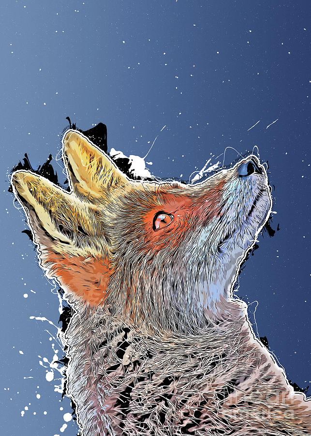 Fox Animals Art #fox Digital Art by Justyna Jaszke JBJart