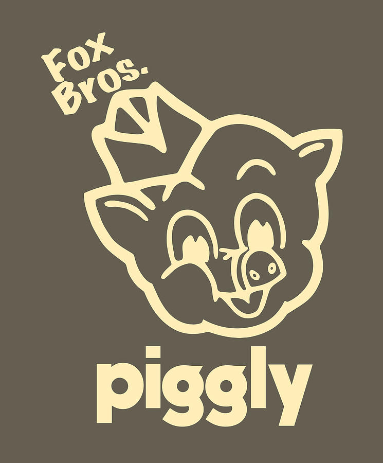 Fox bros Piggly Wiggly vintage Digital Art by Thanittha Ritmetee Fine