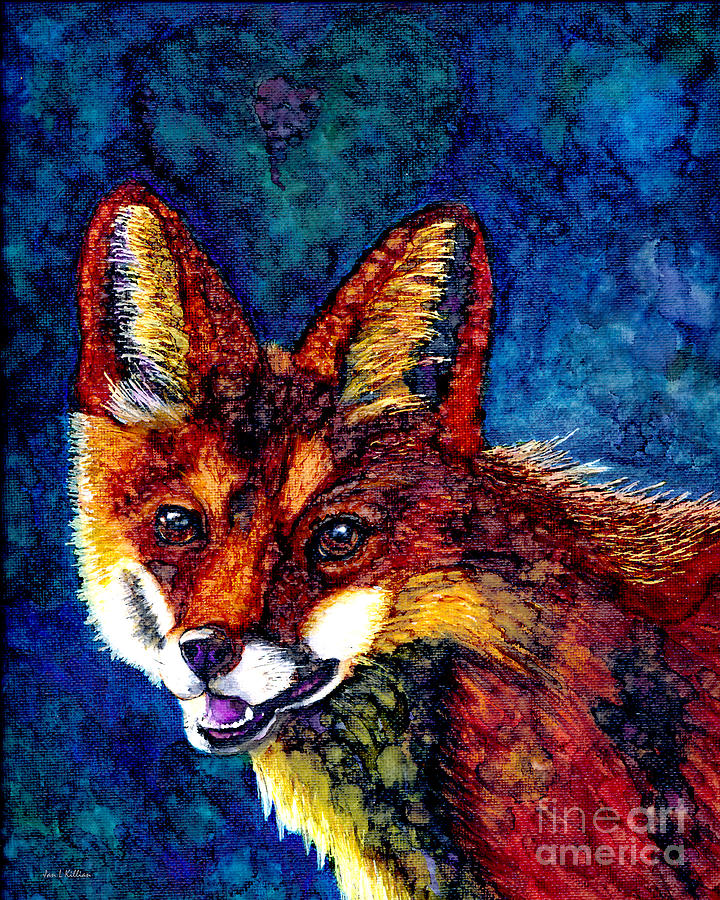 Fox Fun Painting by Jan Killian