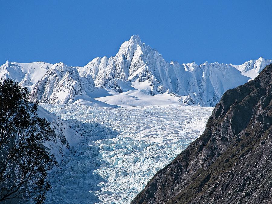 Fox Glacier - New Zealand Alps  Photograph by Steven Ralser