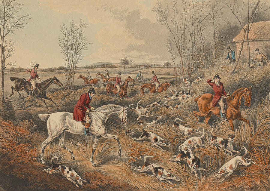 Fox Hunting - Drawing the Cover Relief by Richard Gilson Reeve