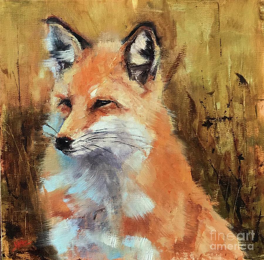 Fox Painting by Kaia Thomas - Pixels