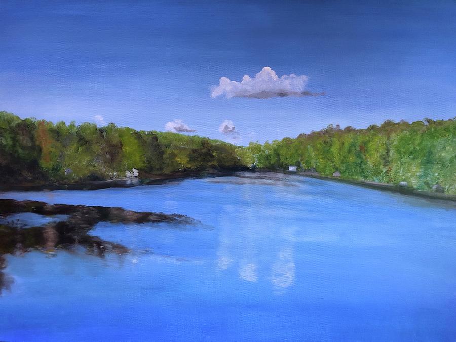 Fox Lake Painting by Kate Conaboy
