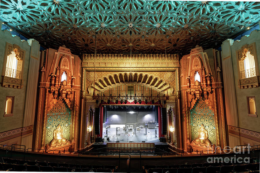 Fox Oakland Theatre after a live show. Photograph by Yuval Helfman ...