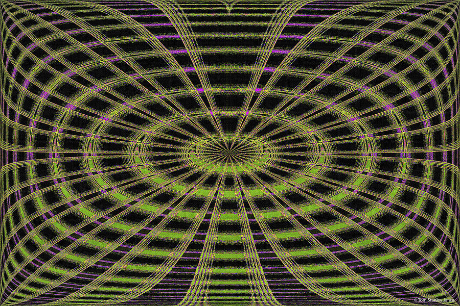 Foxglove Abstract4318p1 Digital Art by Tom Janca