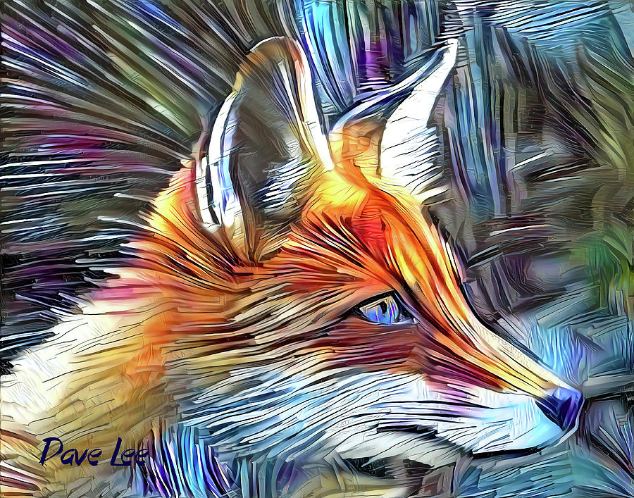 Foxy Colors Digital Art by Dave Lee