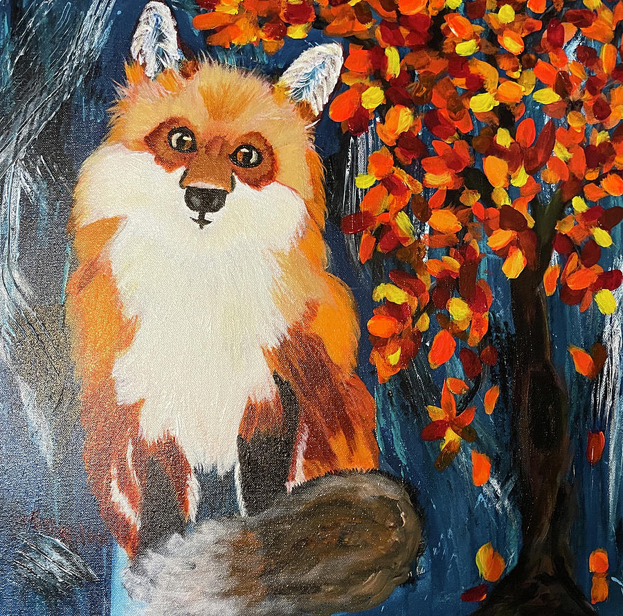 Foxy Ginger Painting by Pamela Marston - Fine Art America