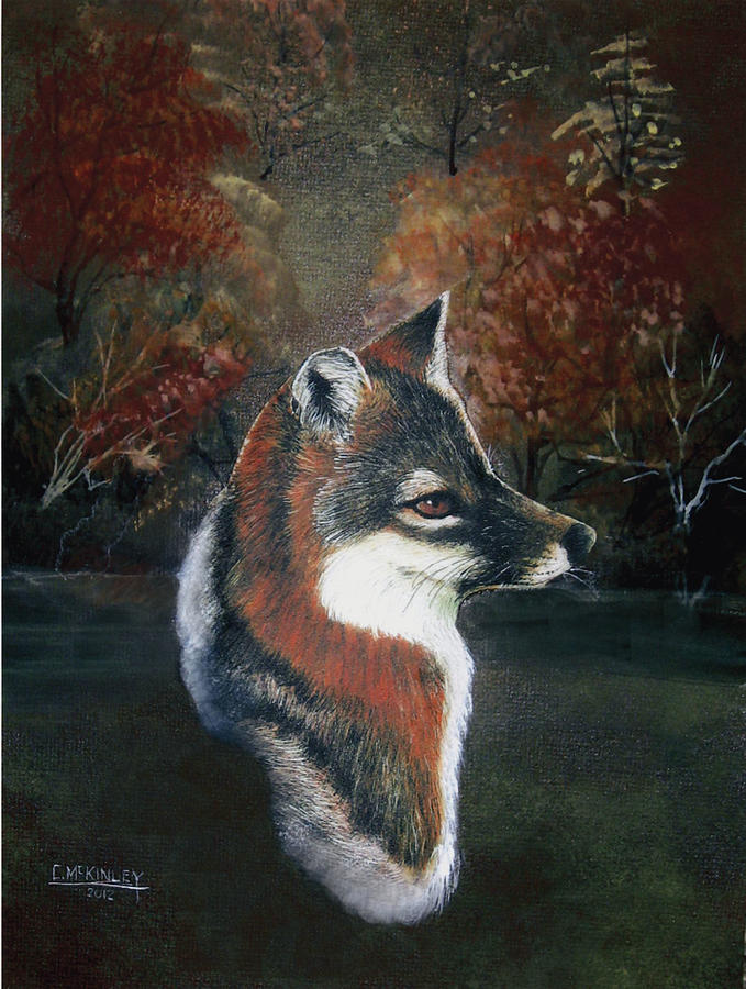 Foxy Lady Painting by Carl McKinley