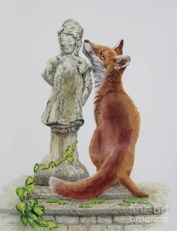 Foxy Lady Painting by Elaine Jones