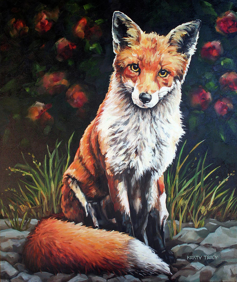 Foxy Van Pelt Painting By Kristy Tracy - Fine Art America