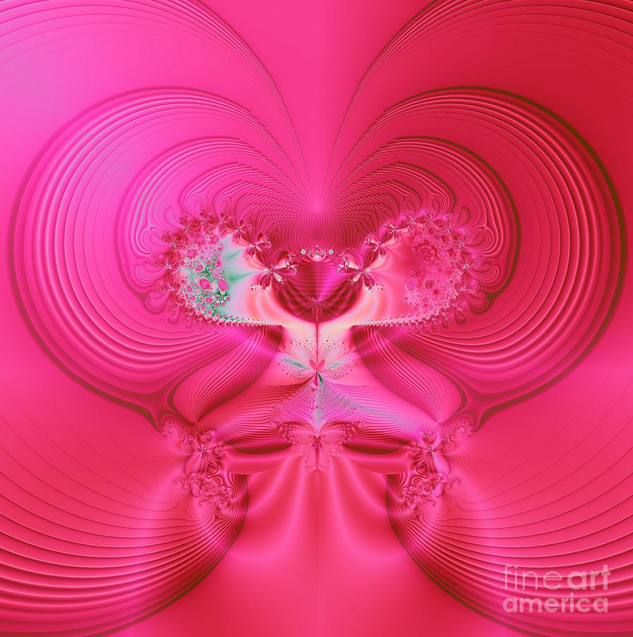 Fractal 30 Love is in the Air Digital Art by Rose Santuci-Sofranko