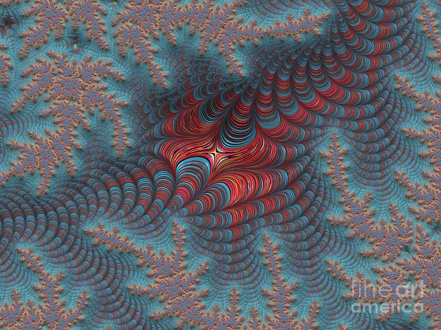 Fractal Coral Digital Art by Esoterica Art Agency