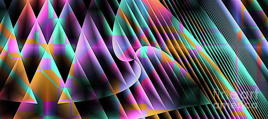 Fractal Style 214a - Abstract Colour Digital Art by Philip Preston