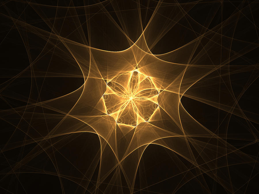 Fractal Sun by Ronda Piszk Broatch Fractal Sun by Ronda Piszk Broatch