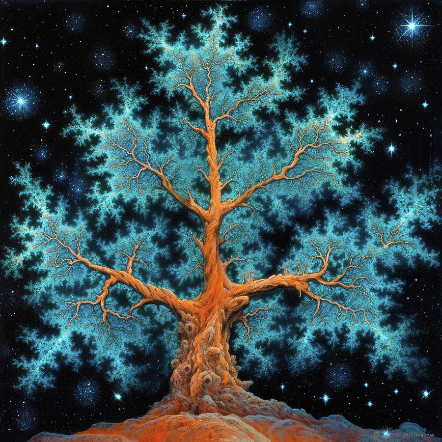 Fractal Tree 40 Digital Art by Matthias Hauser