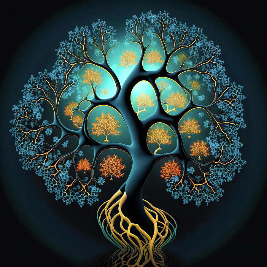 Fractal Tree 50 Digital Art