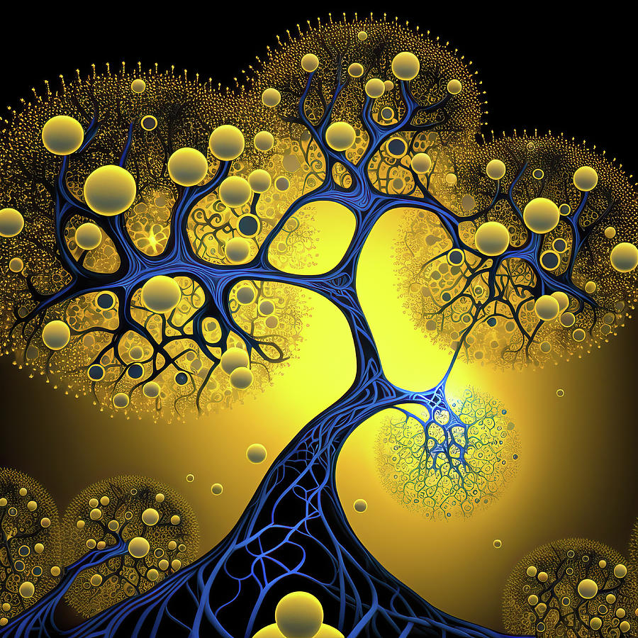 Fractal Tree 51 Digital Art by Matthias Hauser