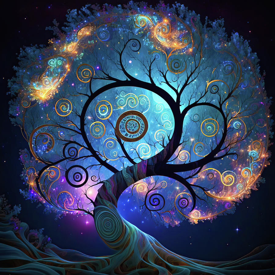 Fractal Tree 58 Digital Art by Matthias Hauser