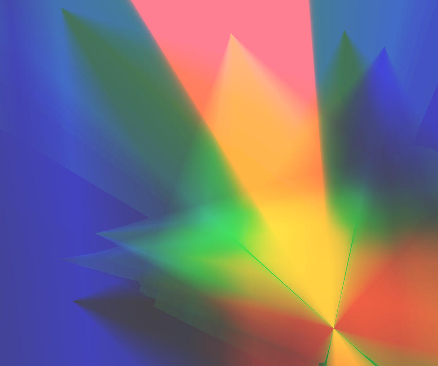 Fractals of a rainbow  Digital Art by Don Ravi