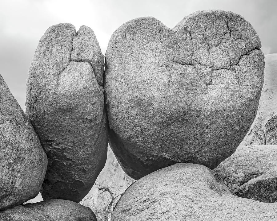 Fractured Heart Rock Infrared Photograph by Jerry Fornarotto