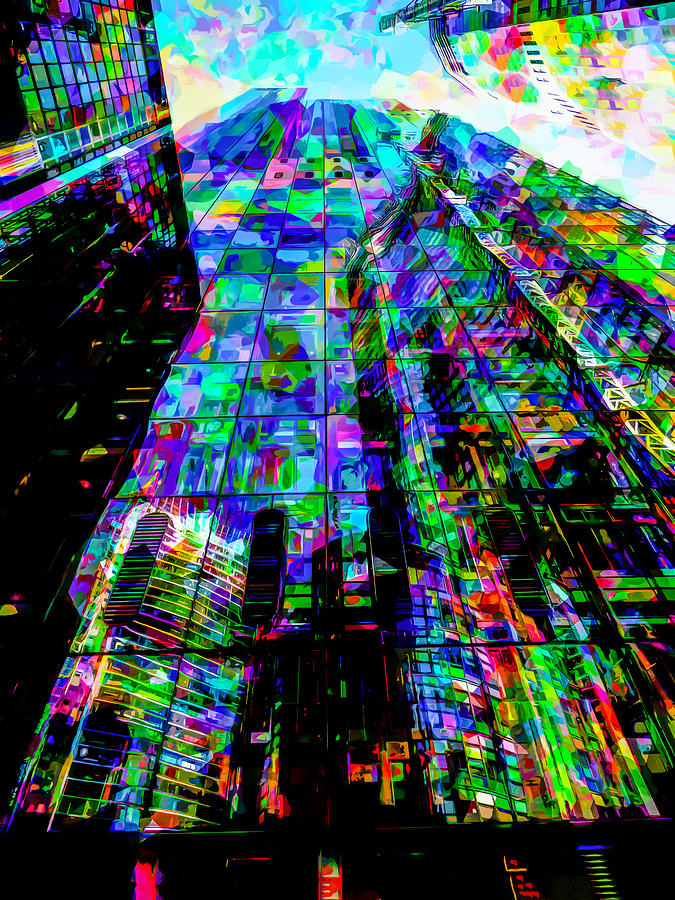 Fractured Rainbows Digital Art