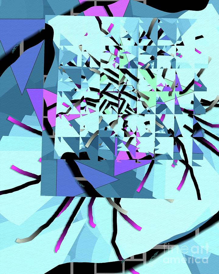 Fractured Reflection Abstract Artwork Digital Art by Philip Preston