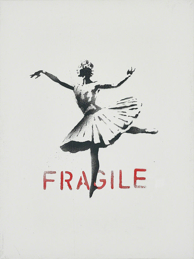 Fragile Drawing by My Banksy Fine Art America