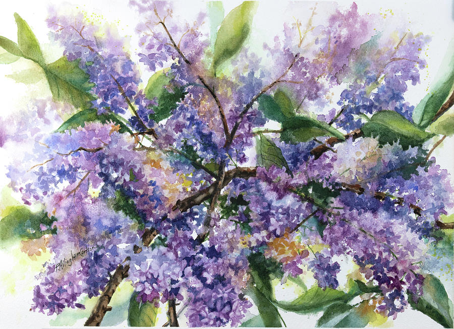 Fragrance Of Lilac Painting