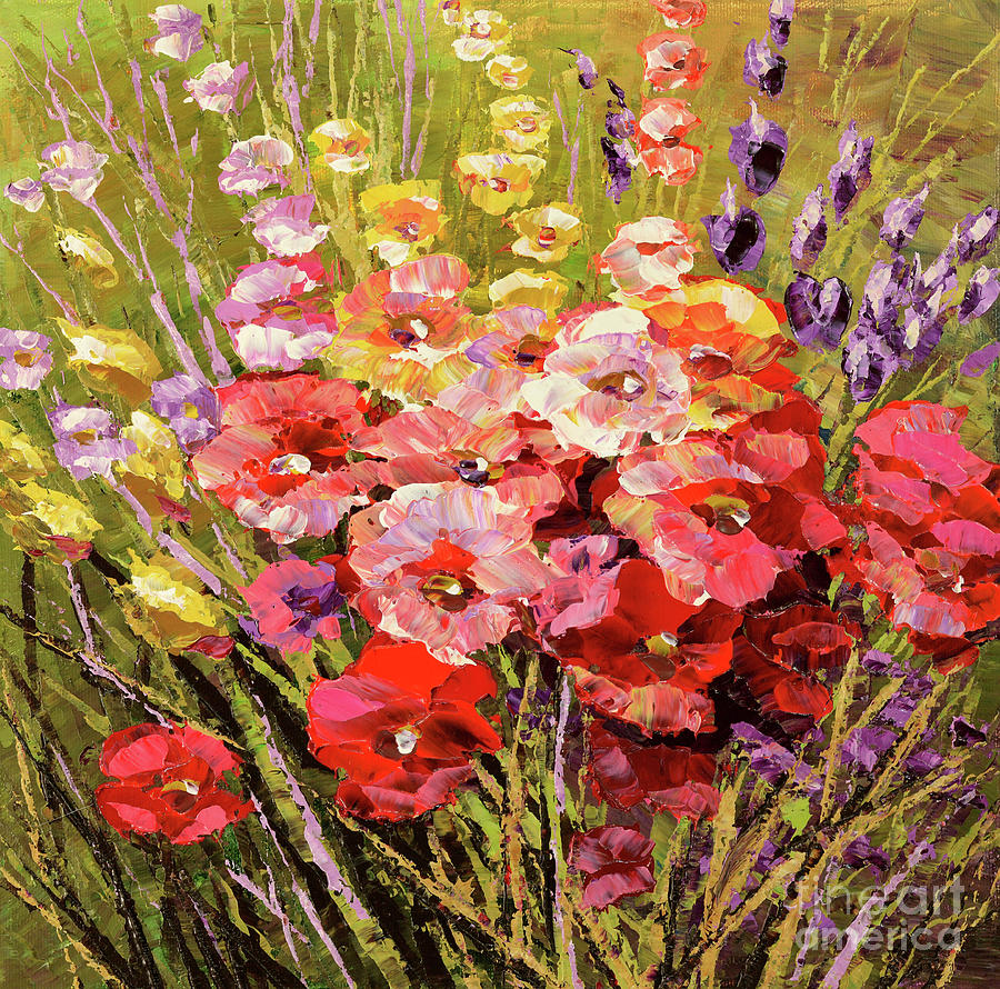 Fragrant Flowers Painting by Tatiana Iliina